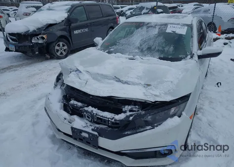 2019 Honda Civic Ex from USA, damaged, VIN JHMFC1F32KX001510